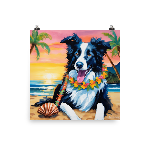 PugMug Custom Border Collie Poster