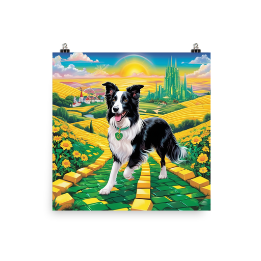 PugMug Custom Border Collie Poster