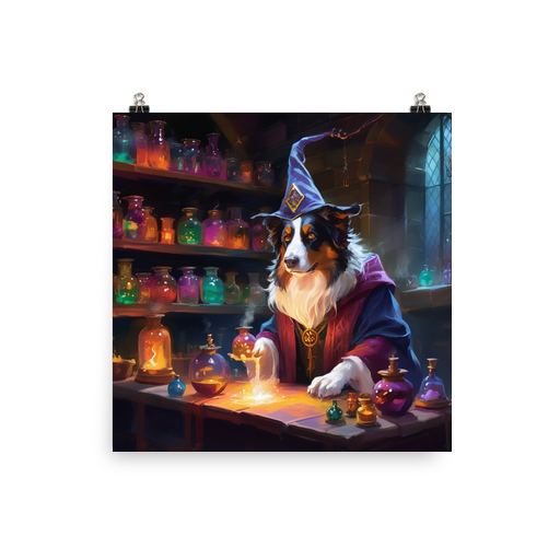 PugMug Custom Miniature American Shepherd Poster