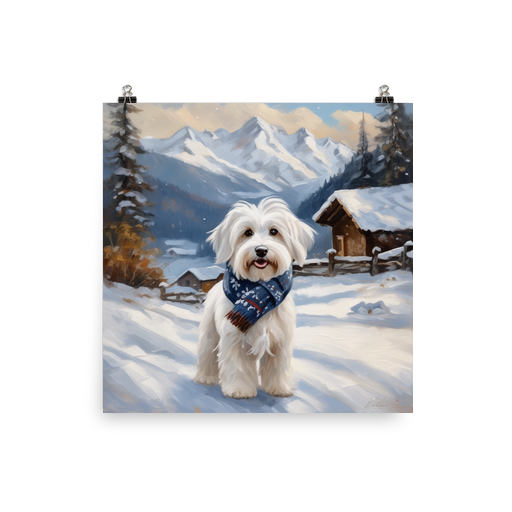 PugMug Custom White Havanese Dog Poster