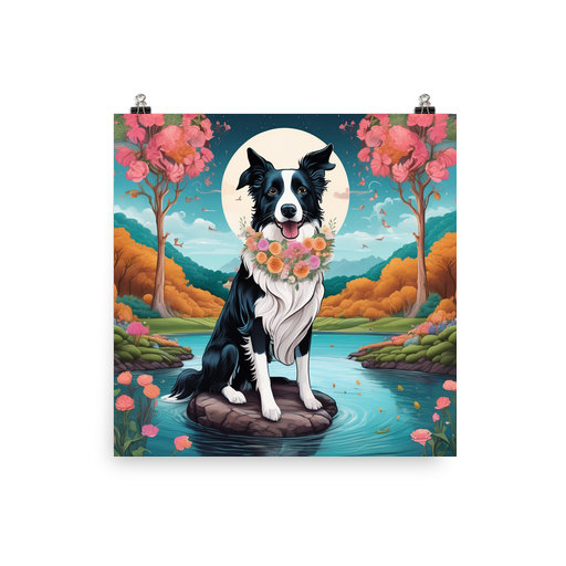 PugMug Custom Border Collie Poster