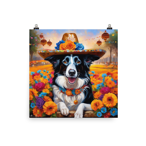 PugMug Custom Border Collie Poster