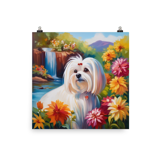 PugMug Custom Maltese Dog Poster