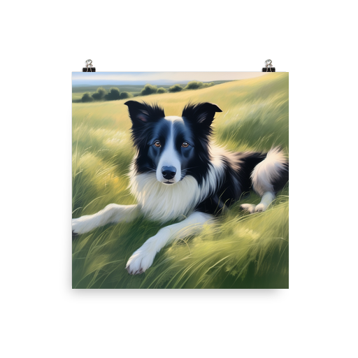 PugMug Custom Border Collie Poster