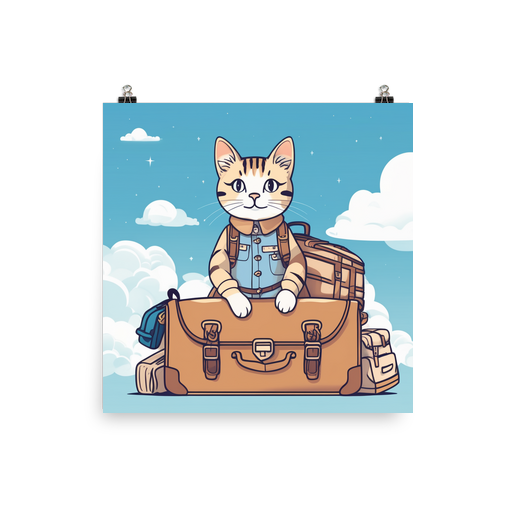 PugMug Custom Tabby Companion Cat Poster