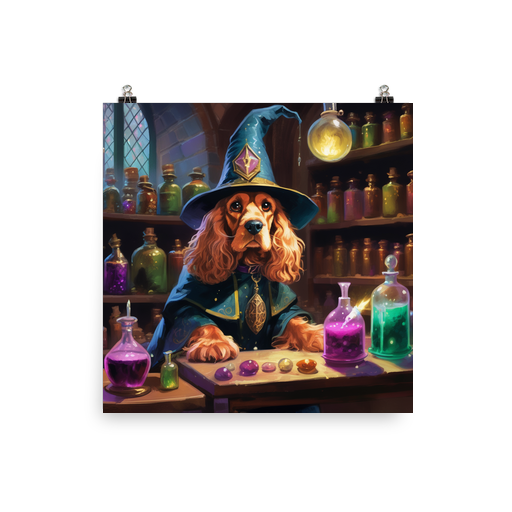 PugMug Custom Cocker Spaniel Poster