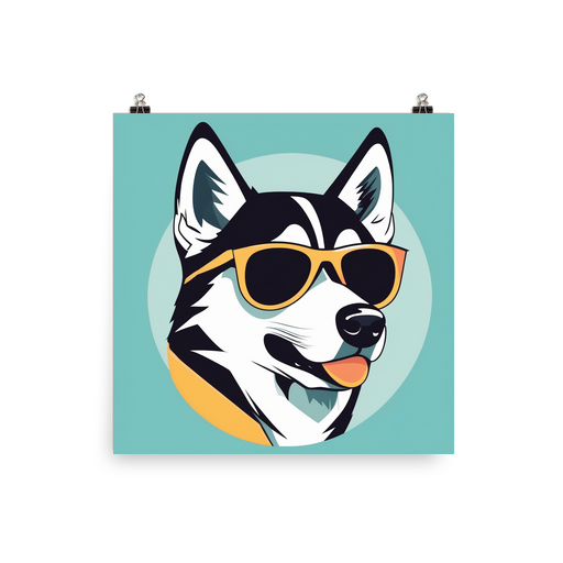 PugMug Custom Siberian Husky Poster