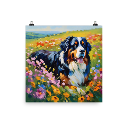 PugMug Custom Bernese Mountain Dog Poster