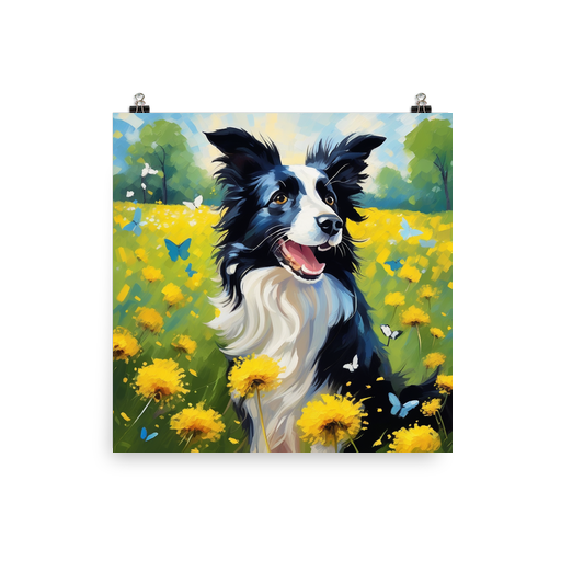 PugMug Custom Border Collie Poster