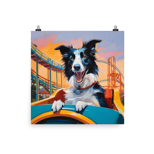 PugMug Custom Border Collie Poster