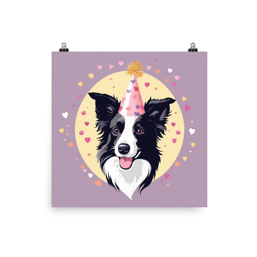 PugMug Custom Border Collie Poster