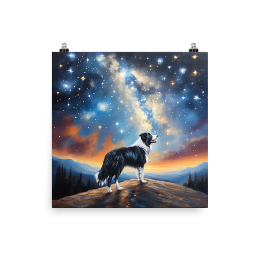 PugMug Custom Border Collie Poster