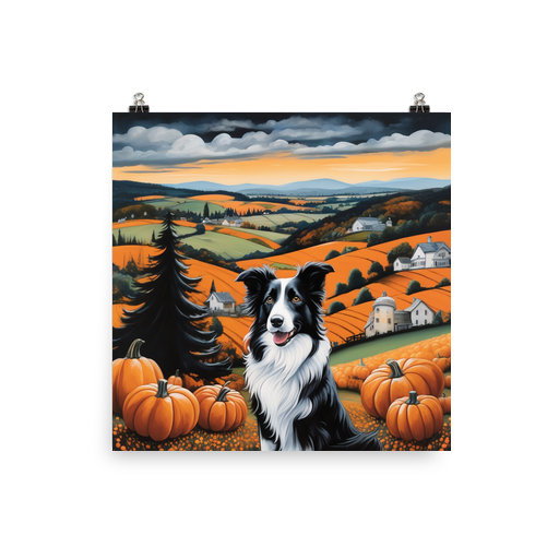 PugMug Custom Border Collie Poster