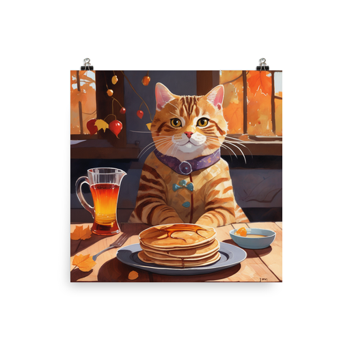 PugMug Custom Tabby British Shorthair Cat Poster
