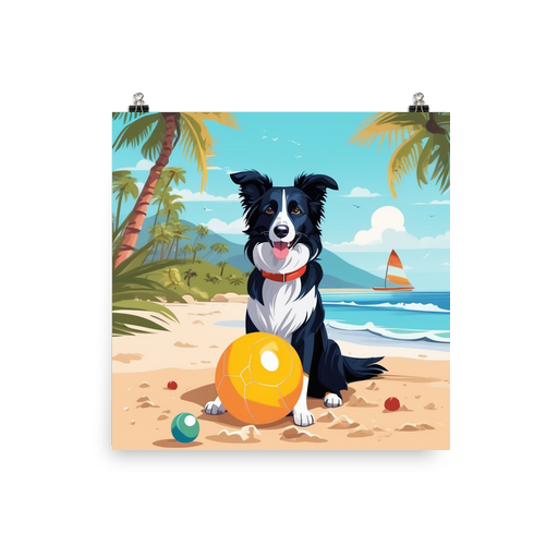 PugMug Custom Border Collie Poster