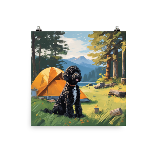 PugMug Custom Portuguese Water Dog Poster