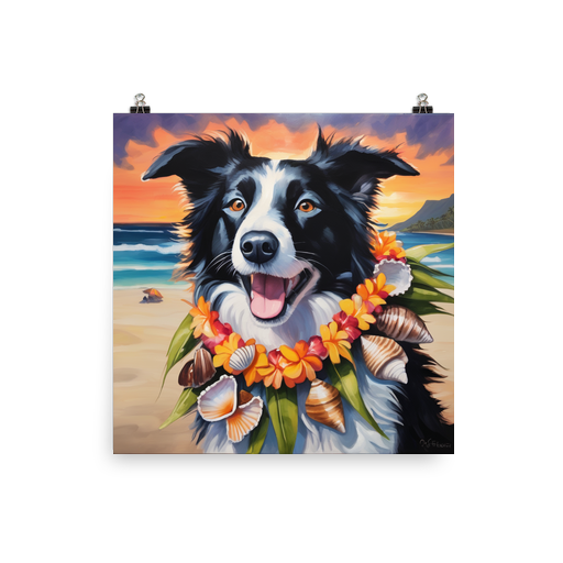 PugMug Custom Border Collie Poster