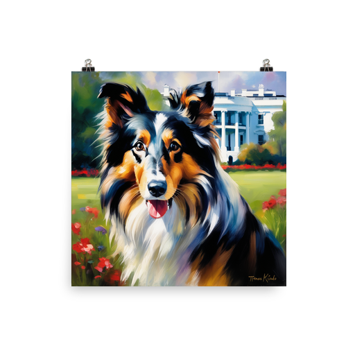 PugMug Custom Collie Poster