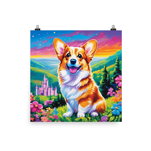 PugMug Custom Pembroke Welsh Corgi Poster