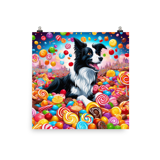 PugMug Custom Border Collie Poster
