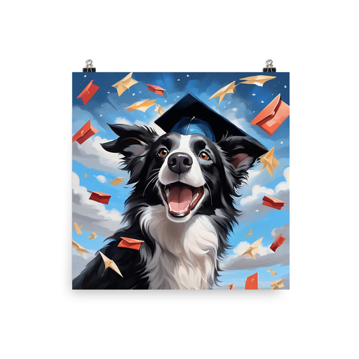 PugMug Custom Border Collie Poster