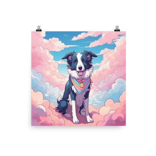 PugMug Custom Border Collie Poster
