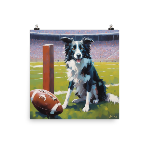 PugMug Custom Border Collie Poster