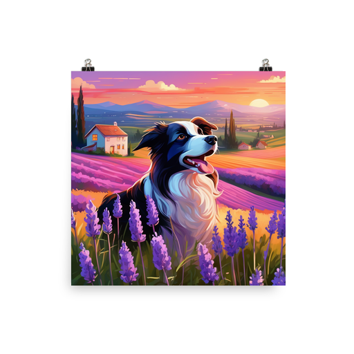 PugMug Custom Border Collie Poster