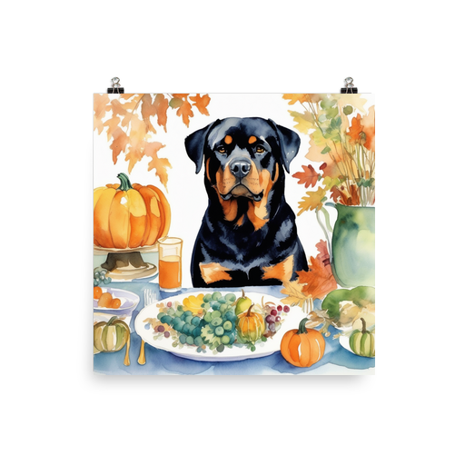 PugMug Custom Rottweiler Poster