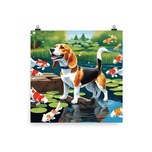 PugMug Custom Beagle Poster