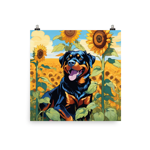 PugMug Custom Rottweiler Poster