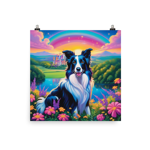 PugMug Custom Border Collie Poster