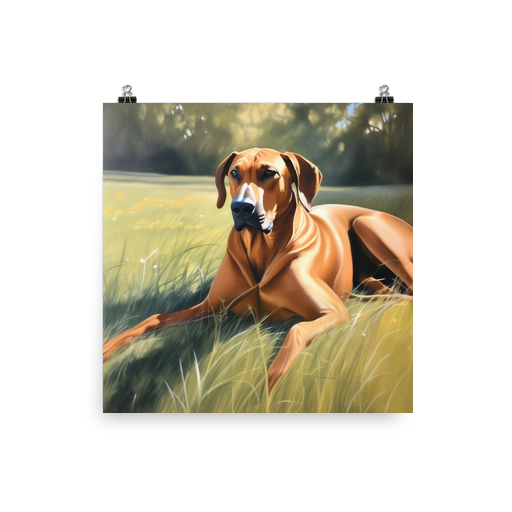 PugMug Custom Rhodesian Ridgeback Poster