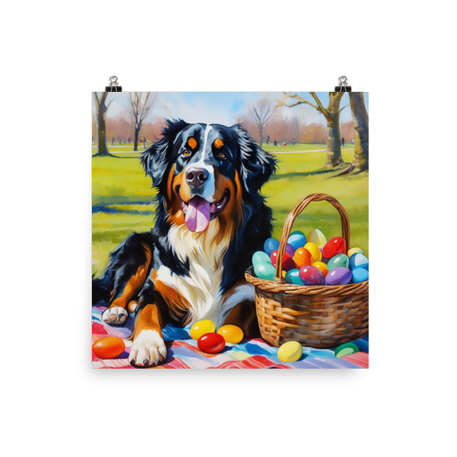 PugMug Custom Bernese Mountain Dog Poster