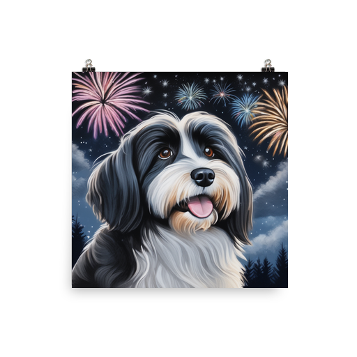 PugMug Custom Black-and-white Havanese Dog Poster