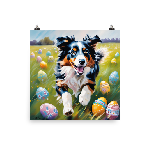 PugMug Custom Australian Shepherd Dog Poster