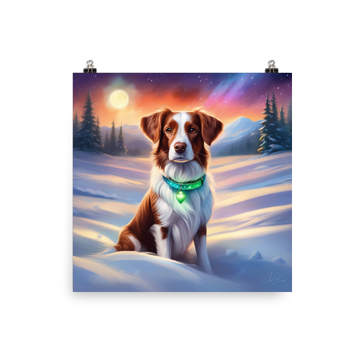 PugMug Custom Brittany Dog Poster