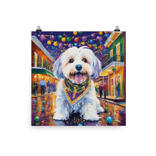 PugMug Custom White Havanese Dog Poster