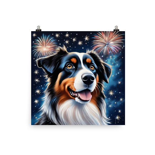 PugMug Custom Miniature American Shepherd Poster