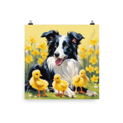 PugMug Custom Border Collie Poster