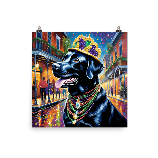 PugMug Custom Black Labrador Retriever Poster