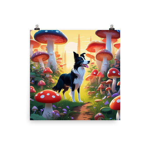 PugMug Custom Border Collie Poster