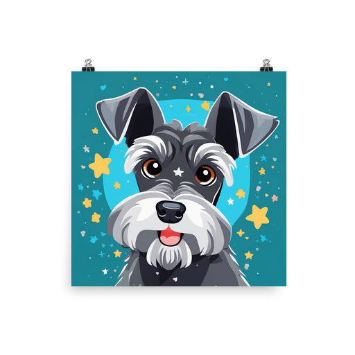 PugMug Custom Miniature Schnauzer Poster