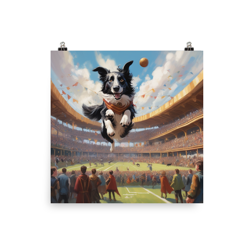 PugMug Custom Border Collie Poster