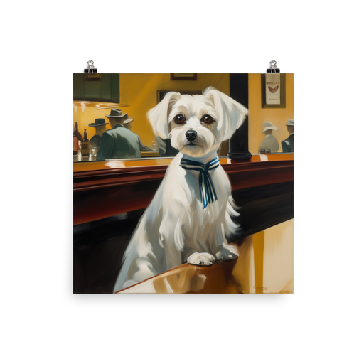 PugMug Custom Maltese Dog Poster