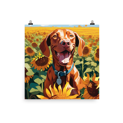 PugMug Custom Vizsla Poster