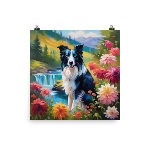 PugMug Custom Border Collie Poster