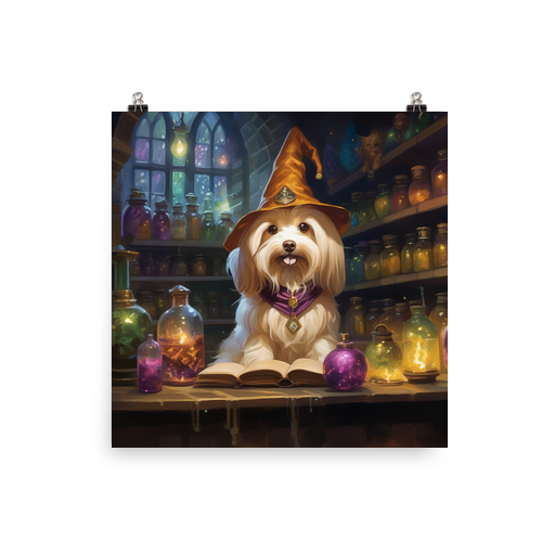 PugMug Custom Tan Havanese Dog Poster