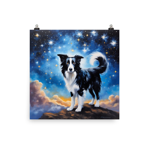 PugMug Custom Border Collie Poster