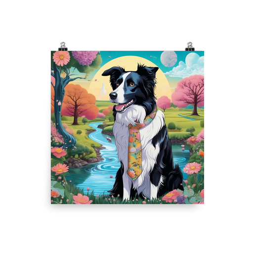 PugMug Custom Border Collie Poster